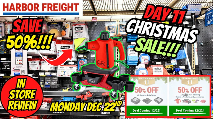 Day 11 of Harbor Freight Save 50% Grants Car Detailing & Extreme Duty Tarps Dec. 22