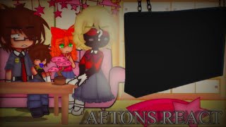 AFTONS REACT to Why Michael Afton is Tired || Ft. P. Aftons || My AU || FNAF || coral