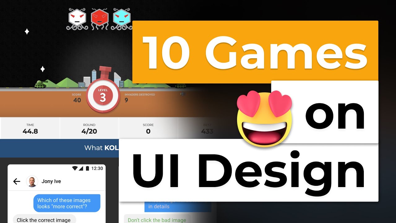 10 Amazing Games to Learn UI Design 😍