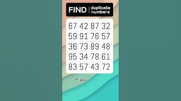 Find odd numbers " one pair "   #odd #quiz #braintest