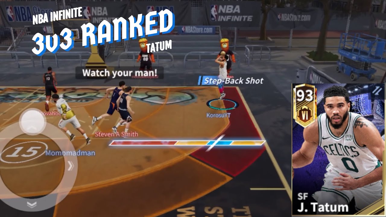 UNGUARDABLE!!! BEST CHARACTER IN THE GAME 93 OVR JAYSON TATUM IN 3v3 RANKED | NBA INFINITE GAMEPLAY