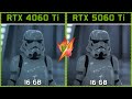 GeForce RTX 4060 Ti 16 GB vs GeForce RTX 5060 Ti 16 GB