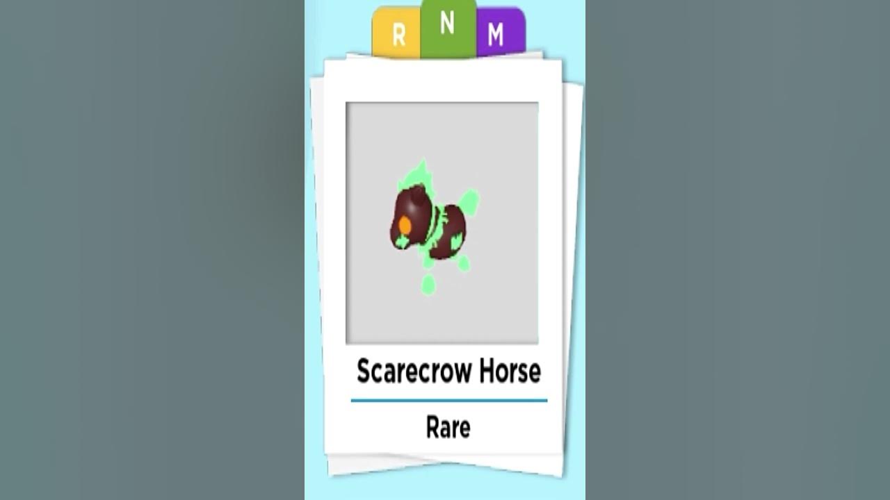 Scarecrow Horse Neon & Mega Neon in Adopt me #shorts - YouTube