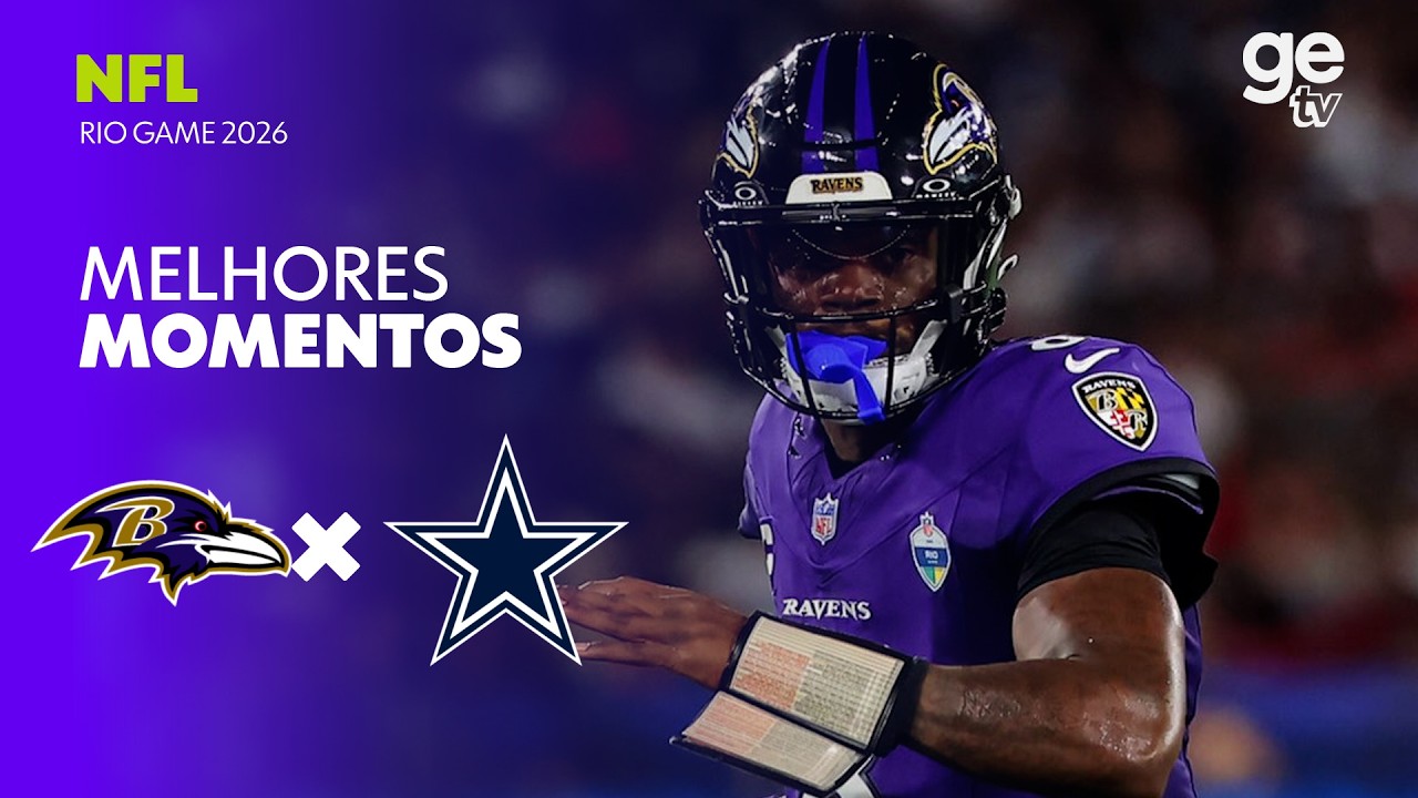 BALTIMORE RAVENS X DALLAS COWBOYS | MELHORES MOMENTOS | NFL RIO GAME 2026 | ge tv