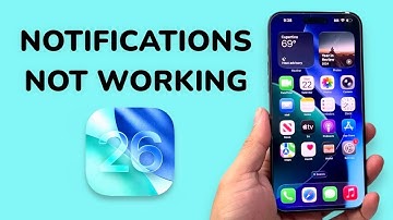 How To Fix Notifications Not Working In iOS 26