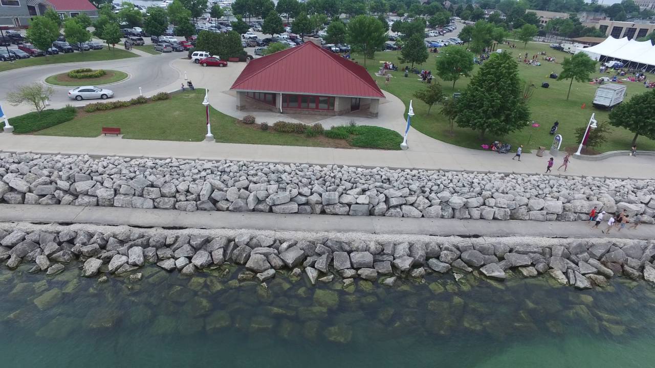 2437 Sheboygan Lakeshore Aereal view 4K YouTube