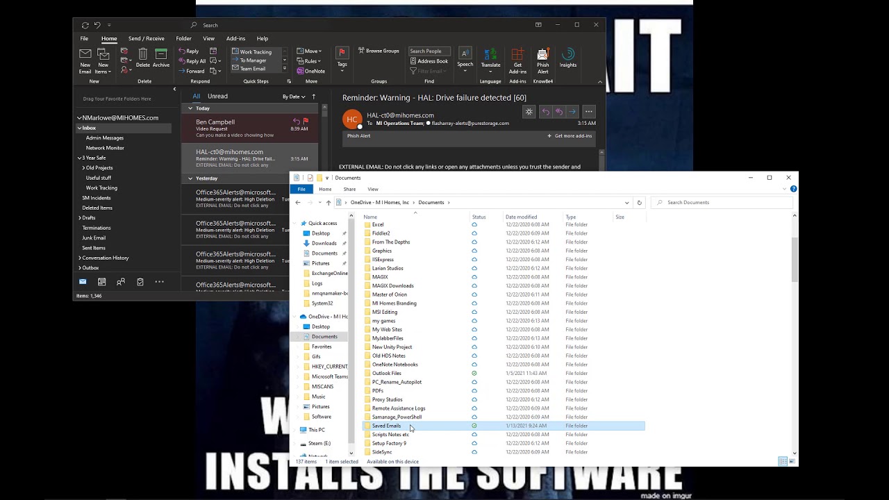 How To Save Emails From Outlook To Onedrive YouTube