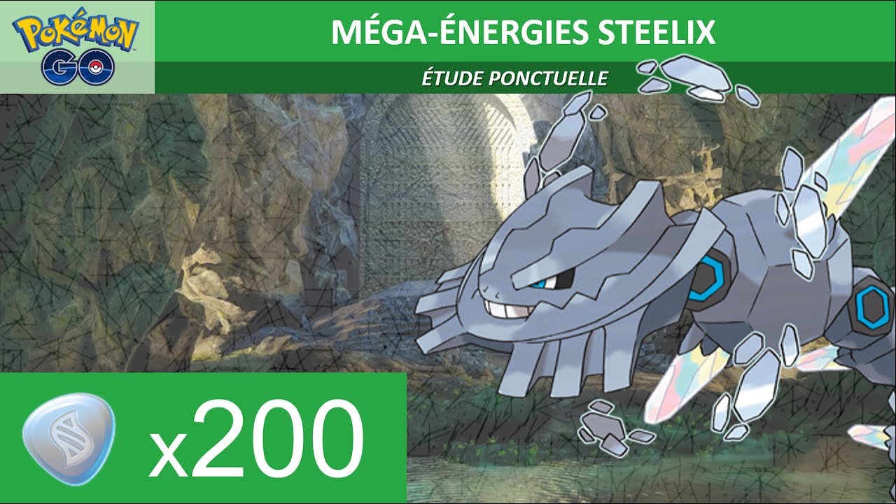 Méga-Énergies Steelix | Étude ponctuelle | Pokémon GO