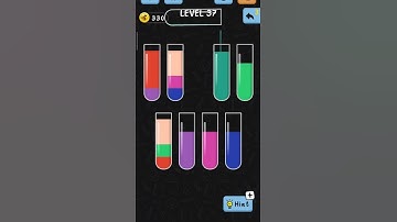 water colour sort level 37 /#shorts