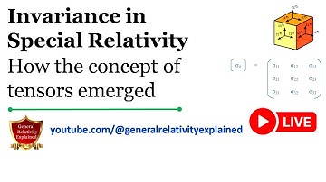 Origin and History of Tensors | Tensor Calculus | Tensor Calculus for General Relativity