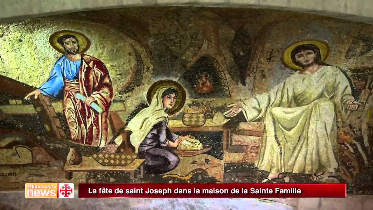 La fête de saint Joseph dans la maison de la Sainte Famille YouTube