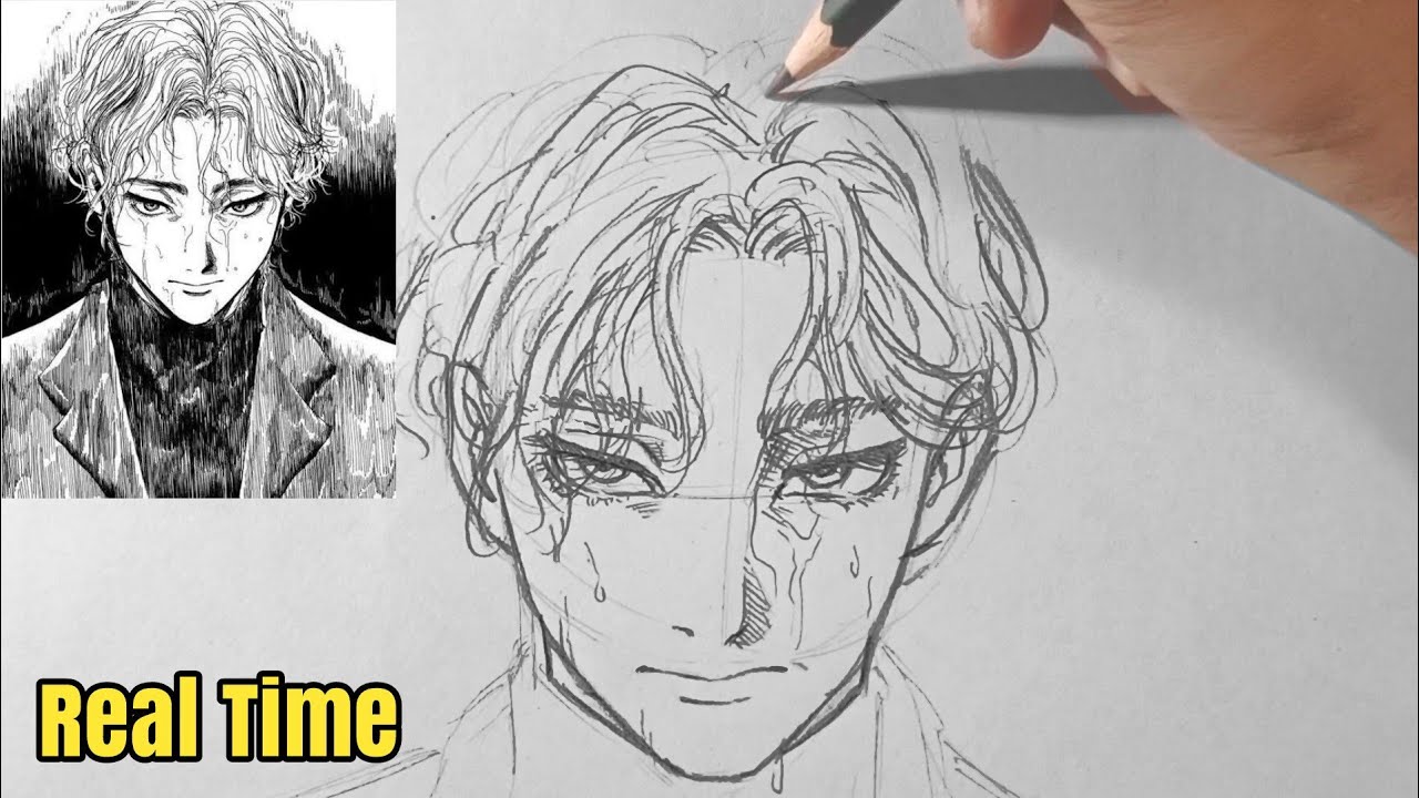 Как нарисовать Йохана Либерта из «Монстра» || Пошаговое руководство