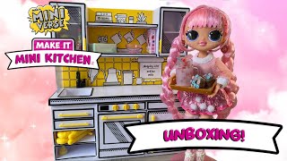 NEW!!!! Mini Verse Make It Mini Food Kitchen!!!!! Unboxing!!!! 3 New