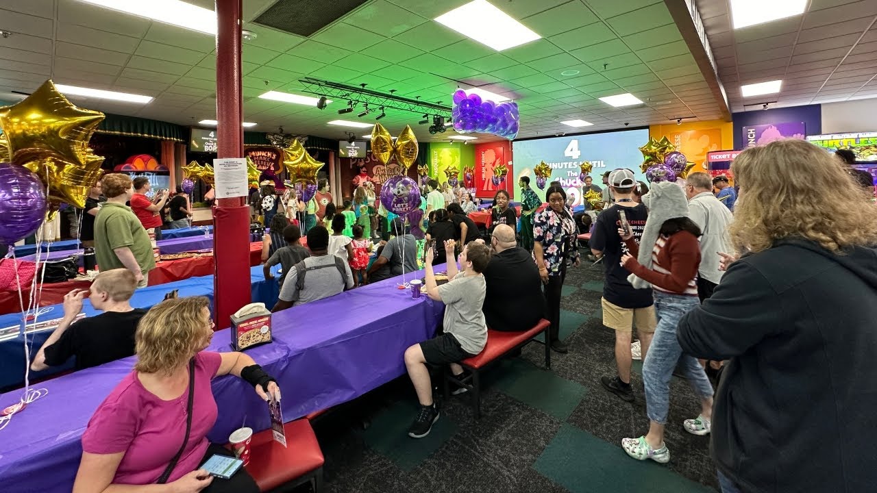 LIVE from Pineville Chuck E. Cheese’s Fan Celebration! (Part 1)