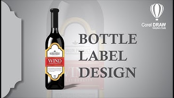Bottle Label Design | Corel Draw Tutorial | Creative Label Design #coreltutorial