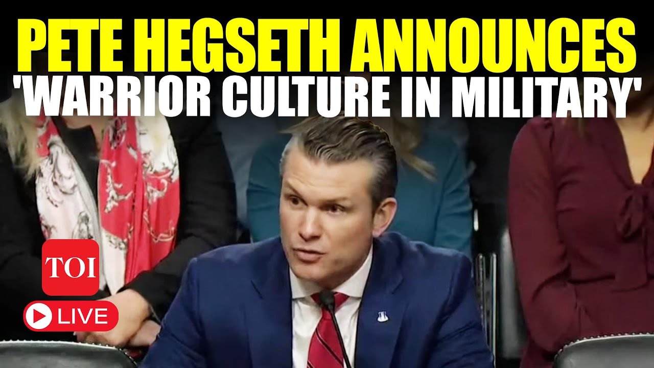 Senate Showdown LIVE | Trump Pentagon Pick Pete Hegseth Grilled In ...