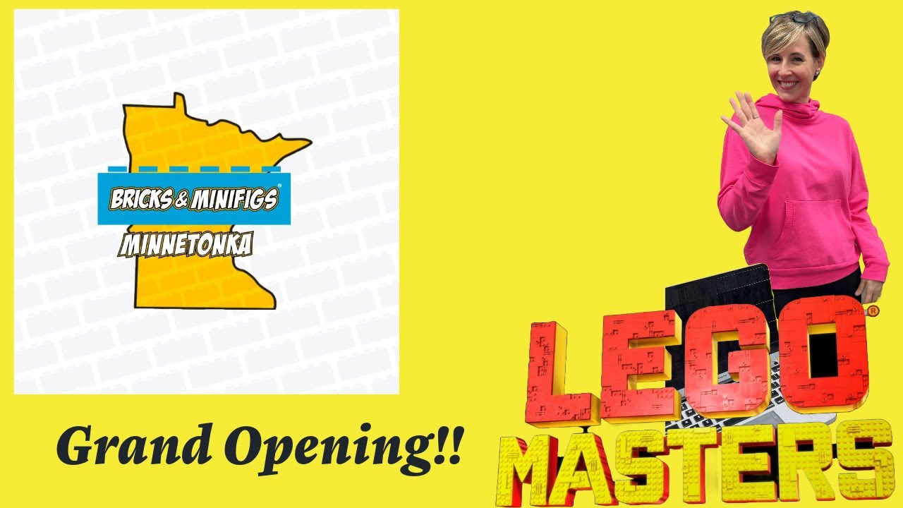 BRICKS and MINIFIGS Minnesota Grand Opening with LEGO MASTER Kelly