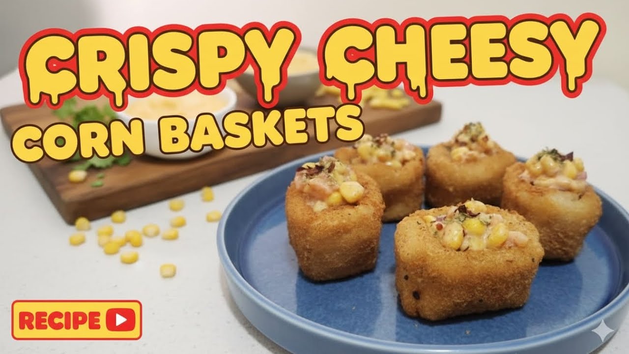 Cheesy Corn Basket | Perfect Snack in Minutes |