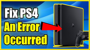 How to Fix An Error Has Occurred on PS4 & Corrupted Data (Easy Solution)