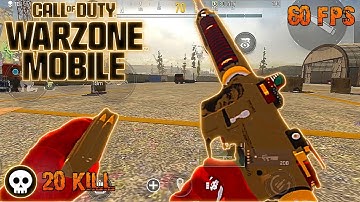 WARZONE MOBILE IMPRESSIVE GRAPHICS - GAMEPLAY POCO X3 PRO UNLOCK 60 FPS