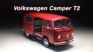 Building 1/24 Volkswagen Camper T2 Model Kit | Step-by-Step Guide