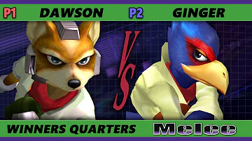 S@X 395 Online Winners Quarters - Ginger (Fox) Vs. Dawson (Fox) Smash Melee - SSBM