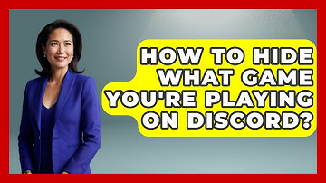 How To Hide What Game You
