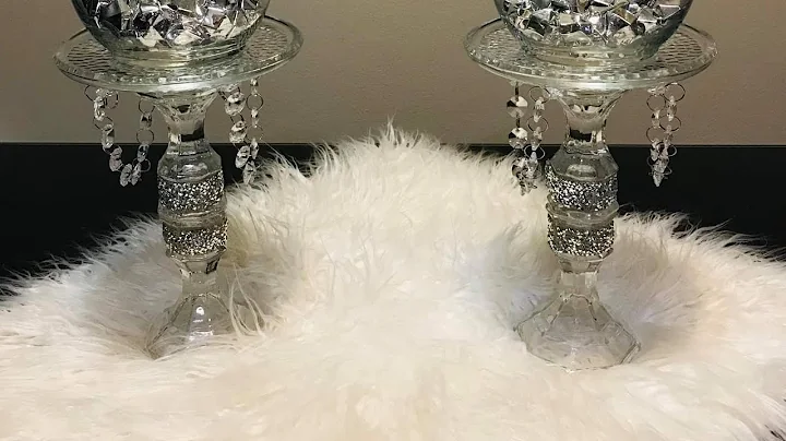 Dollar Tree Glam Candle Holders/DIY