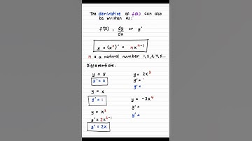 Derivatives nx^n-1 ✍🙂