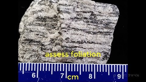 Identification Metamorphic Rock Training Video - Foliation 1
