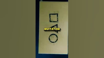 I Received a Squid Game Invitation Card... #squidgame