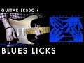 How to play - Buddy Guy style Blues Licks Guitar Lesson | “Who's Gonna Fill Those Shoes”