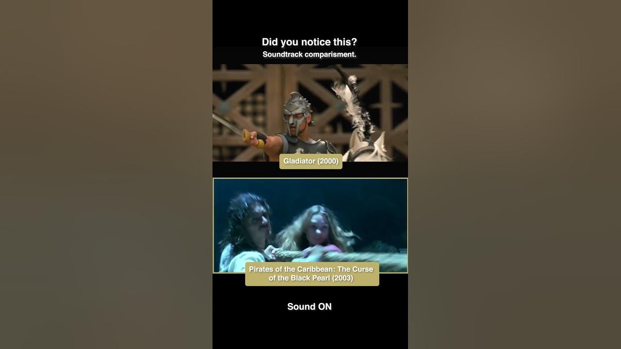 Gladiator Pirates Of The Caribbean Same Song www.youtube.com