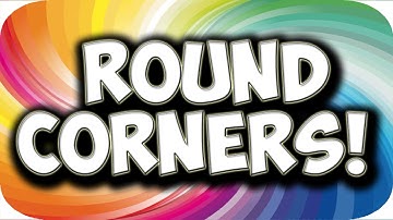 How To Make Thumbnails With ROUND Corners! EASIEST way 2016!