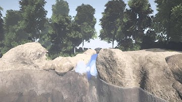 Rainbow Pools Landscape in Unreal 4 (WIP)