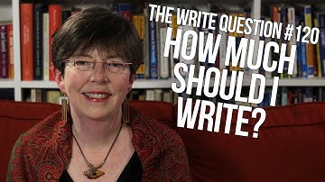 The Write Question #120: What’s a good number of words to write each day?