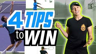 4 Tips to Win More Tennis Matches