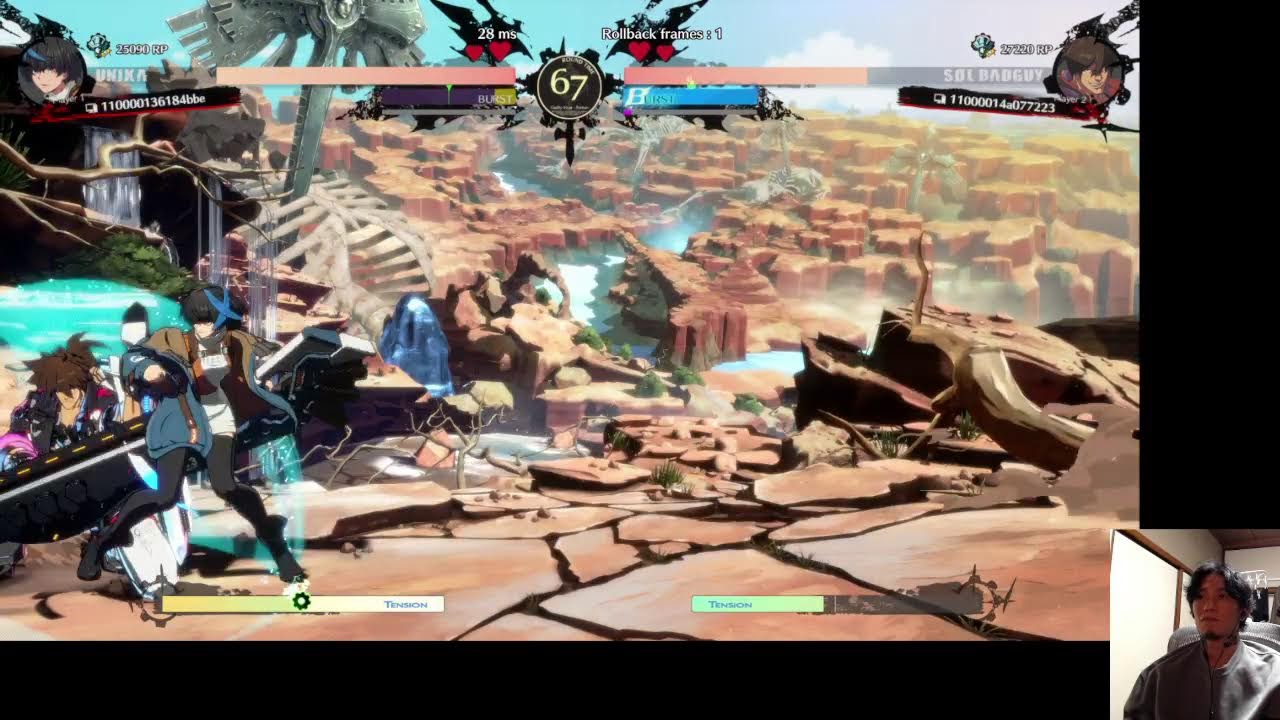 【GGST】マイクの調子を確認しながら少しだけランクマ