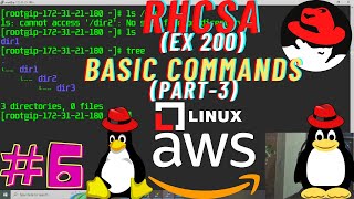 Basic Commands in Linux PART-3 | RHCSA |Part-6 | Practice in RHEL8 on AWS | Devops & Developer tool.
