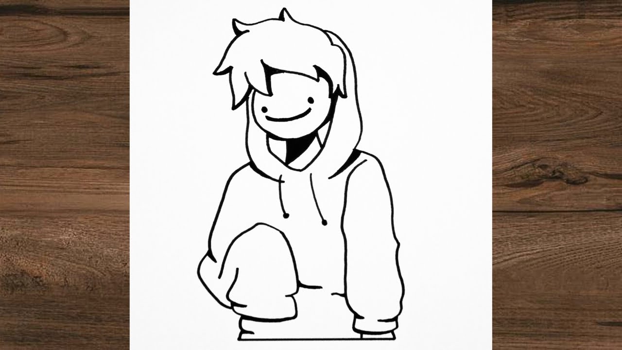 How To Draw DREAM MINECRAFT EASY Drawing For Beginners Step By 