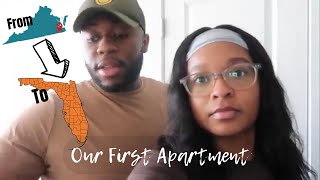 Our First Apartment! We Moved from Virginia to Florida