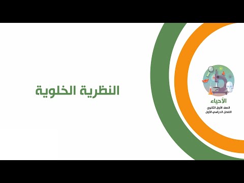 الأحياء للصف الأول الثانوي النظرية الخلوية