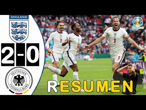 Alemania vs Inglaterra 0-2 Resumen Eurocopa 2021