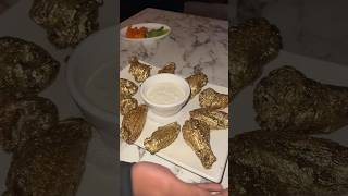 24 Carat Golden Chicken Wings!