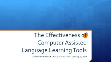 The Effectiveness of Computer Assisted Language Learning Tools
