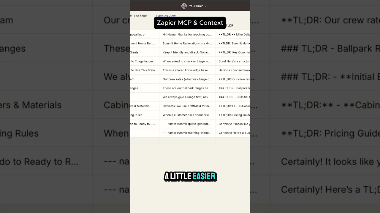 Zapier MCP AI portability tutorial showing Claude and ChatGPT integration
