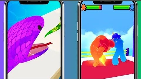 Join Blob Clash vs Snake Run satisfying ASMR gameplay walkthrough gameplay android iOS games