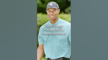 Tiger’s simple putting drill for consistent contact. 😮‍💨