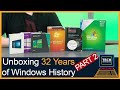 Unboxing 32 Years of Windows History!  - Windows XP to Windows 10