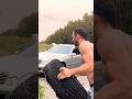 one day from my journey | autobahn | punctured tire | training with a wheel |#travel#road
